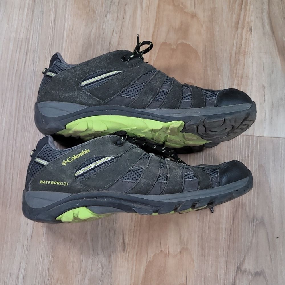 🩵Columbia Gray Waterproof Hiking Shoes Youth 6 - Picture 5 of 10